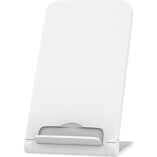 WirelessView - Der Klapp-Ständer Mit Kabellosem Ladegerät , weiß, Kunststoff, 13,60cm x 1,30cm x 7,30cm (Länge x Höhe x Breite), Bild 2