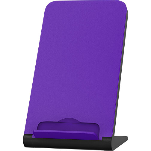 WirelessView - Der Klapp-Ständer Mit Kabellosem Ladegerät , violet / schwarz, Kunststoff, 13,60cm x 1,30cm x 7,30cm (Länge x Höhe x Breite), Bild 2