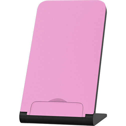 WirelessView - Der Klapp-Ständer Mit Kabellosem Ladegerät , rosa / schwarz, Kunststoff, 13,60cm x 1,30cm x 7,30cm (Länge x Höhe x Breite), Bild 1