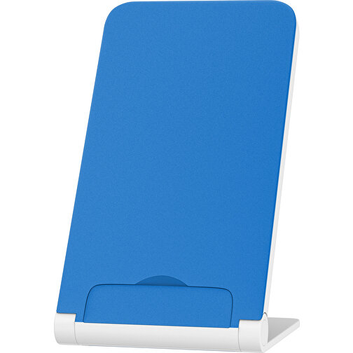 WirelessView - Der Klapp-Ständer Mit Kabellosem Ladegerät , kobaltblau / weiß, Kunststoff, 13,60cm x 1,30cm x 7,30cm (Länge x Höhe x Breite), Bild 1