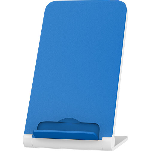 WirelessView - Der Klapp-Ständer Mit Kabellosem Ladegerät , kobaltblau / weiß, Kunststoff, 13,60cm x 1,30cm x 7,30cm (Länge x Höhe x Breite), Bild 2