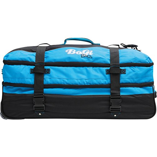 Trolley-Reisetasche BoGi XL , blau, schwarz, 600D Polyester / Rib Stop, 82,00cm x 35,00cm x 39,00cm (Länge x Höhe x Breite), Bild 3