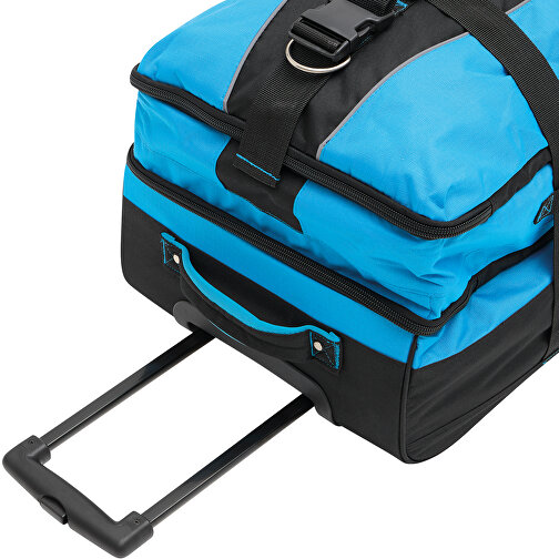 Trolley-Reisetasche BoGi XL , blau, schwarz, 600D Polyester / Rib Stop, 82,00cm x 35,00cm x 39,00cm (Länge x Höhe x Breite), Bild 9