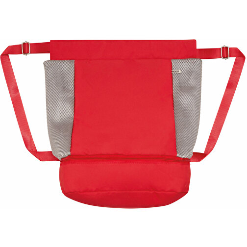 Rucksack TRIP , rot, 300D Polyester / PU, 30,00cm x 40,00cm x 15,00cm (Länge x Höhe x Breite), Bild 3