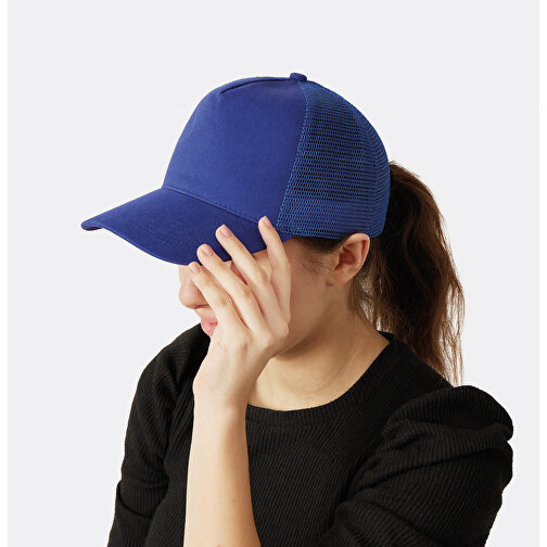 5-Panel-Cap FASTBALL , royalblau, Baumwolle / Polyester, , Bild 13