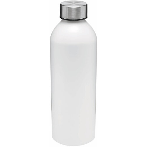 Aluminium-Trinkflasche JUMBO TRANSIT , weiss, Aluminium / Edelstahl / PP / Silikon, 22,50cm (Länge), Bild 1