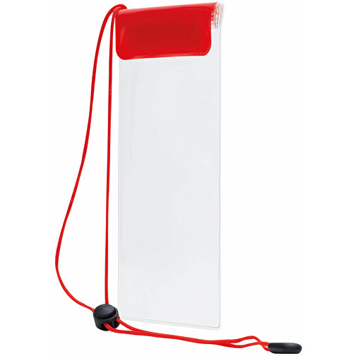 Telefon-Tasche SMART SPLASH XL , rot, PVC, frei von Phthalaten, 24,00cm x 9,50cm (Länge x Breite), Bild 1