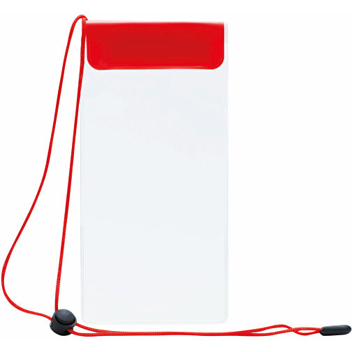 Telefon-Tasche SMART SPLASH XL , rot, PVC, frei von Phthalaten, 24,00cm x 9,50cm (Länge x Breite), Bild 2