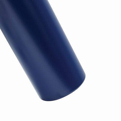 Vakuum-Trinkflasche ECO FLAVOUR , marineblau, Edelstahl / Bambus / Silikon, 22,30cm (Länge), Bild 7