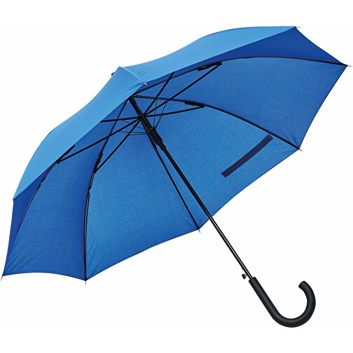 Windproof-Stockschirm WIND , blau, Metall / Fiberglas / Polyester, , Bild 1