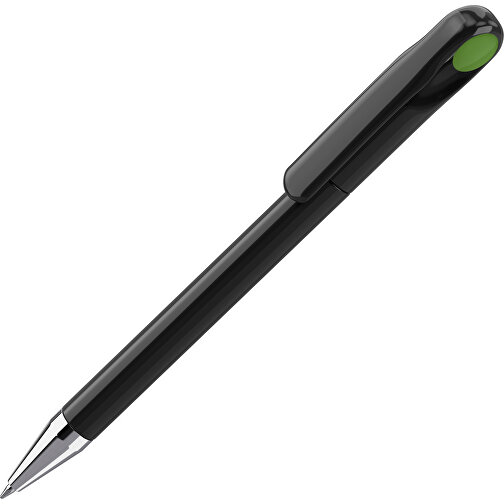 Prodir DS1 TPC Twist Kugelschreiber , Prodir, schwarz poliert / dunkelgrün, Kunststoff/Metall, 14,10cm x 1,40cm (Länge x Breite), Bild 1