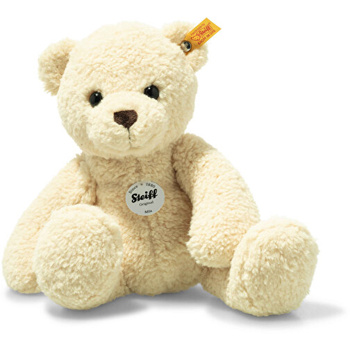 Mila Teddybär , Steiff, beige, aus kuschelweichem Plüsch, 30,00cm x 12,00cm x 29,00cm (Länge x Höhe x Breite), Bild 1