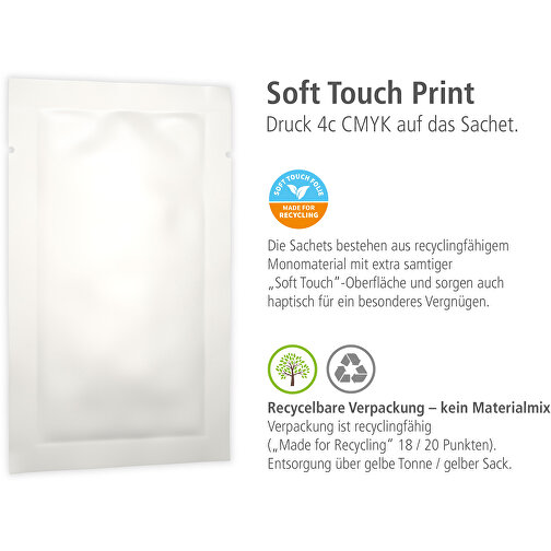 10 Ml Sonnenmilch LSF 30 Sensitiv (Sachet) , weiß, Mono PP 'Made for Recycling', 0,60cm x 10,00cm x 6,00cm (Länge x Höhe x Breite), Bild 3
