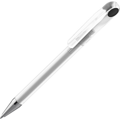 Prodir DS1 TFS Twist Kugelschreiber , Prodir, klar / schwarz, Kunststoff/Metall, 14,10cm x 1,40cm (Länge x Breite), Bild 1