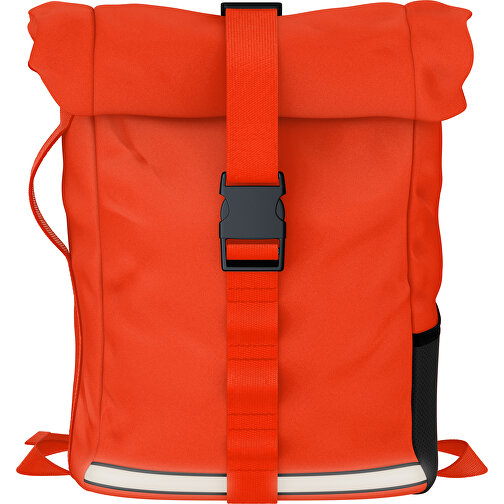 Rolltop Rucksack Comfort , orange, Sublimation-fabric 200g - Polyester (PU), 29,50cm x 13,00cm x 33,00cm (Länge x Höhe x Breite), Bild 1