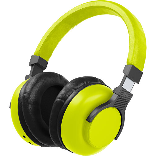 Bluetooth-ANC-Kopfhörer SilentHarmony Inkl. Individualisierung , hellgrün / schwarz, Kunststoff, 20,00cm x 10,00cm x 17,00cm (Länge x Höhe x Breite), Bild 1