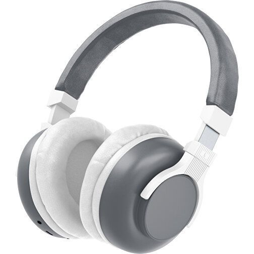Bluetooth-ANC-Kopfhörer SilentHarmony Inkl. Individualisierung , dunkelgrau / weiß, Kunststoff, 20,00cm x 10,00cm x 17,00cm (Länge x Höhe x Breite), Bild 1