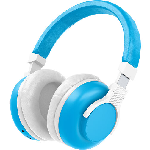 Bluetooth-ANC-Kopfhörer SilentHarmony Inkl. Individualisierung , himmelblau / weiß, Kunststoff, 20,00cm x 10,00cm x 17,00cm (Länge x Höhe x Breite), Bild 1
