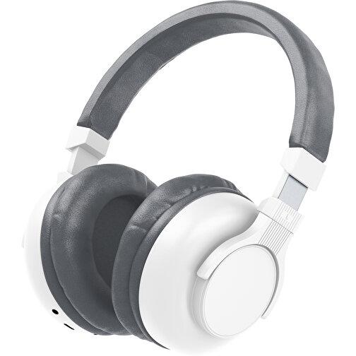 Bluetooth-ANC-Kopfhörer SilentHarmony Inkl. Individualisierung , weiß / dunkelgrau, Kunststoff, 20,00cm x 10,00cm x 17,00cm (Länge x Höhe x Breite), Bild 1