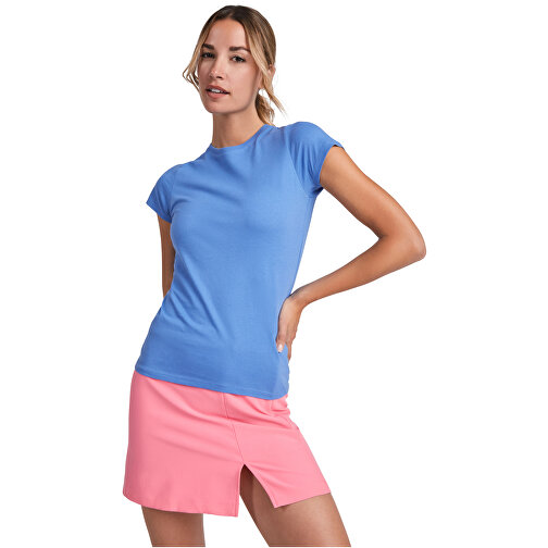 Capri T-Shirt Für Damen , oasis green, Single jersey Strick 100% Baumwolle, 170 g/m2, 2XL, , Bild 4