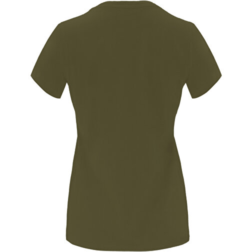 Capri T-Shirt Für Damen , militar green, Single jersey Strick 100% Baumwolle, 170 g/m2, 2XL, , Bild 3