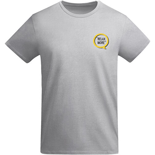 Breda T-Shirt Für Herren , marl grey, Single jersey Strick 85% Bio Baumwolle, 15% Viskose, 175 g/m2, 2XL, , Bild 2