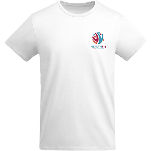 Breda T-Shirt Für Herren , weiß, Single jersey Strick 100% Bio Baumwolle, 175 g/m2, S, , Bild 2