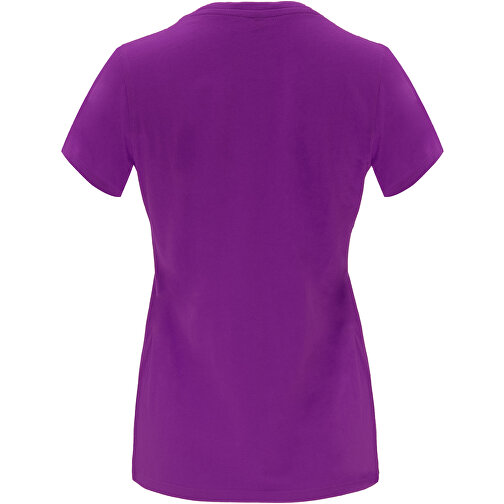 Capri T-Shirt Für Damen , lila, Single jersey Strick 100% Baumwolle, 170 g/m2, XL, , Bild 3