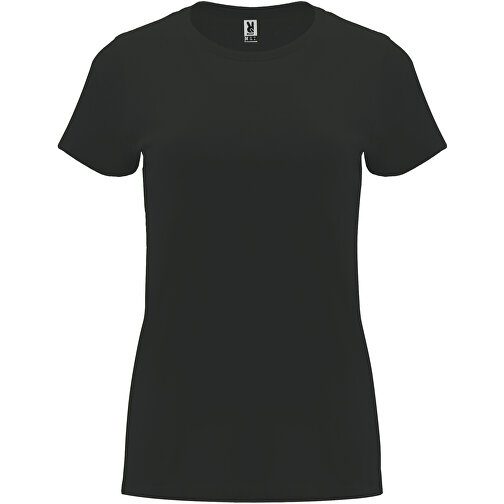 Capri T-Shirt Für Damen , dark lead, Single jersey Strick 100% Baumwolle, 170 g/m2, 3XL, , Bild 1