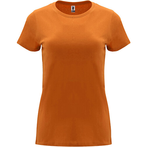 Capri T-Shirt Für Damen , orange, Single jersey Strick 100% Baumwolle, 170 g/m2, 3XL, , Bild 1