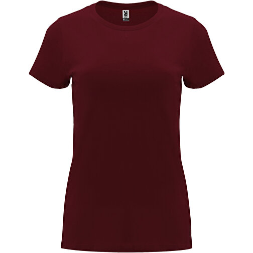 Capri T-Shirt Für Damen , garnet, Single jersey Strick 100% Baumwolle, 170 g/m2, 3XL, , Bild 1