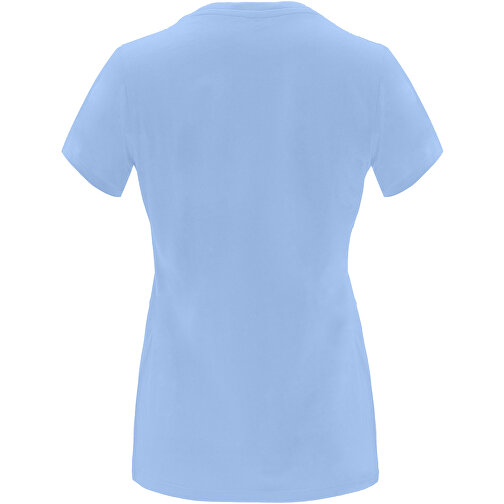 Capri T-Shirt Für Damen , himmelblau, Single jersey Strick 100% Baumwolle, 170 g/m2, 3XL, , Bild 3
