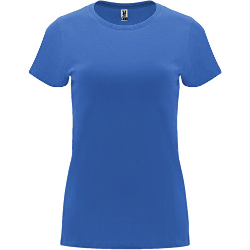 Capri T-Shirt Für Damen , riviera blue, Single jersey Strick 100% Baumwolle, 170 g/m2, 3XL, , Bild 1