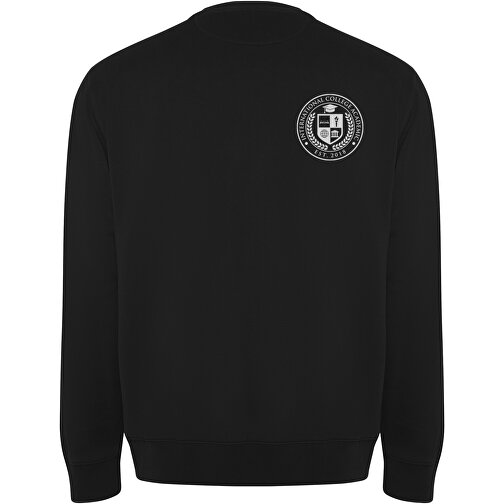 Batian Sweatshirt Mit Rundhalsausschnitt Unisex , schwarz, Strick 60% Bio Baumwolle, 40% Recyceltes Polyester, 300 g/m2, XS, , Bild 2