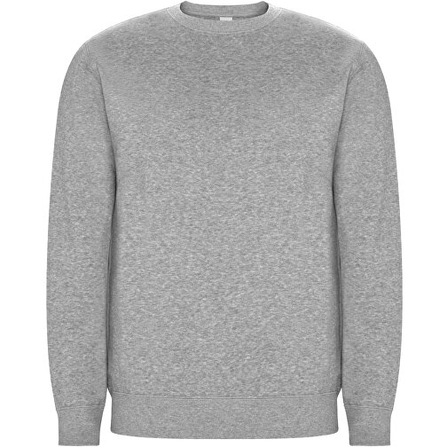 Batian Sweatshirt Mit Rundhalsausschnitt Unisex , marl grey, Strick 60% Bio Baumwolle, 31% Recyceltes Polyester, 9% Viskose, 300 g/m2, S, , Bild 1