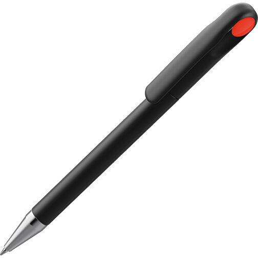 Prodir DS1 TMS Twist Kugelschreiber , Prodir, schwarz / rot, Kunststoff / Metall, 14,10cm x 1,40cm (Länge x Breite), Bild 1