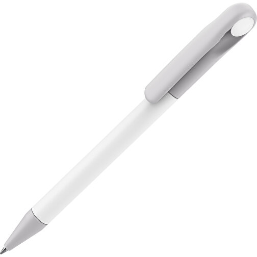 Prodir DS1 TMM Twist Kugelschreiber , Prodir, weiß / hellgrau, Kunststoff, 14,10cm x 1,40cm (Länge x Breite), Bild 1