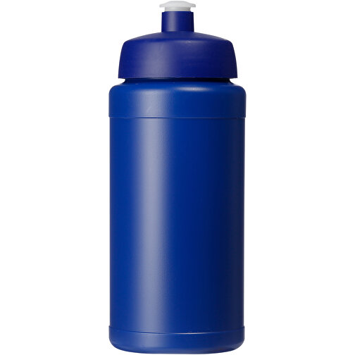 Baseline Recycelte Sportflasche, 500 Ml , Green Concept, blau, Recycelter HDPE Kunststoff, 18,50cm (Höhe), Bild 3