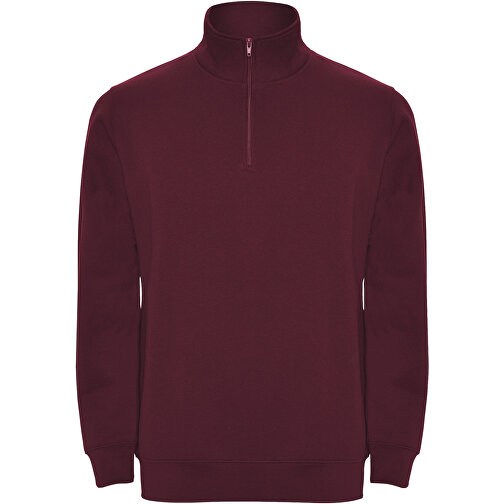 Aneto Pullover Mit Viertelreißverschluss , garnet, Strick 50% Baumwolle, 50% Polyester, 280 g/m2, 2XL, , Bild 1