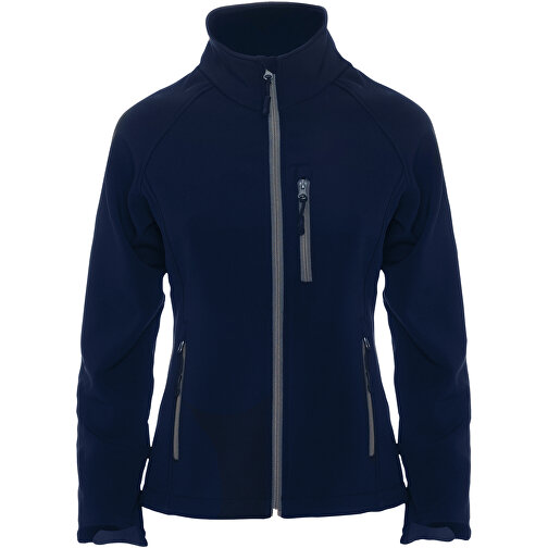 Antartida Softshelljacke Für Damen , navy blue, Woven 92% Polyester, 8% Elastan, 300 g/m2, Bonding, Microfleece 100% Polyester, L, , Bild 1