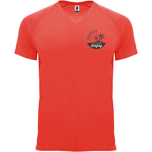 Bahrain Sport T-Shirt Für Herren , fluor coral, Interlock Strick 100% Polyester, 135 g/m2, 2XL, , Bild 2