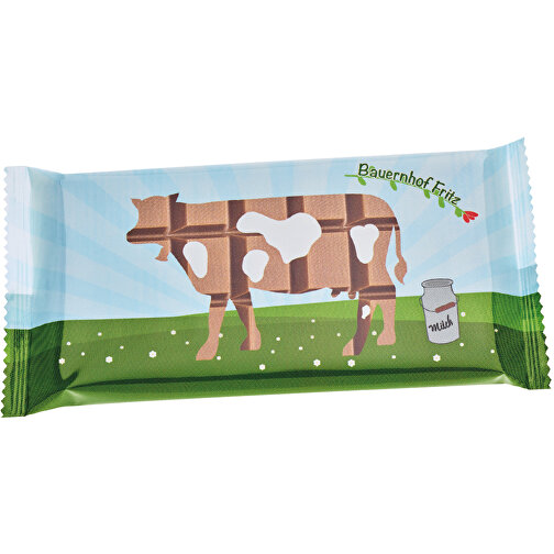 Tableta de chocolate flowpack leche entera 100 g, Imagen 2