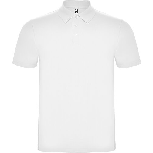 Austral Poloshirt Unisex , weiß, Piqué Strick 100% Baumwolle, 180 g/m2, XL, , Bild 1