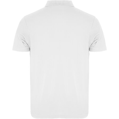 Austral Poloshirt Unisex , weiß, Piqué Strick 100% Baumwolle, 180 g/m2, XL, , Bild 2