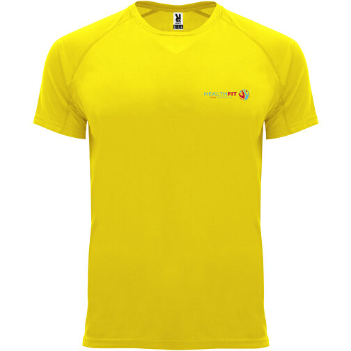 Bahrain Sport T-Shirt Für Kinder , gelb, Interlock Strick 100% Polyester, 135 g/m2, 8, , Bild 2