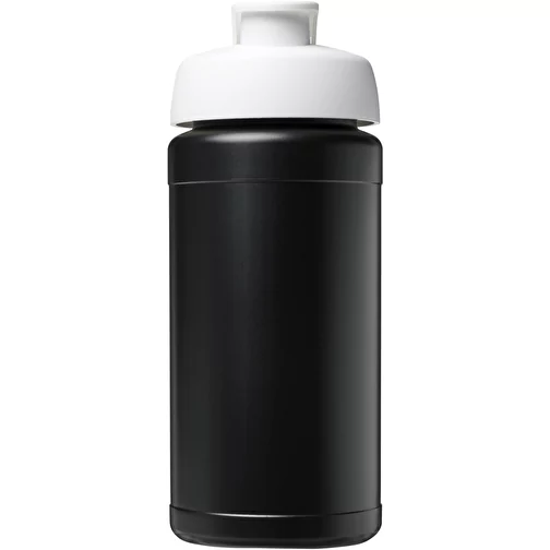 Bouteille de sport Baseline de 500 ml recyclée avec couvercle rabattable, Image 3