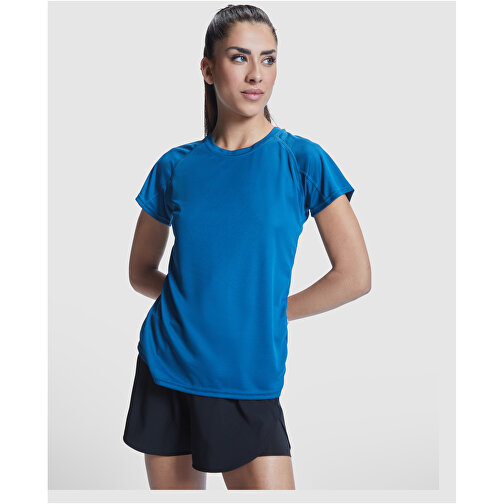 Bahrain Sport T-Shirt Für Damen , fluor coral, Interlock Strick 100% Polyester, 135 g/m2, 2XL, , Bild 3