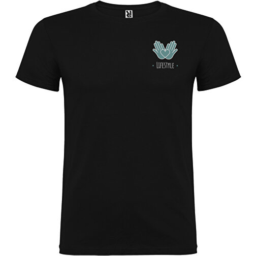 Beagle T-Shirt Für Herren , schwarz, Single jersey Strick 100% Baumwolle, 155 g/m2, 4XL, , Bild 2