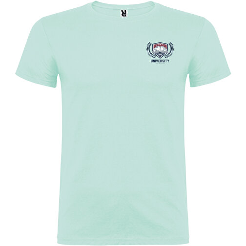 Beagle T-Shirt Für Herren , mintgrün, Single jersey Strick 100% Baumwolle, 155 g/m2, 3XL, , Bild 2