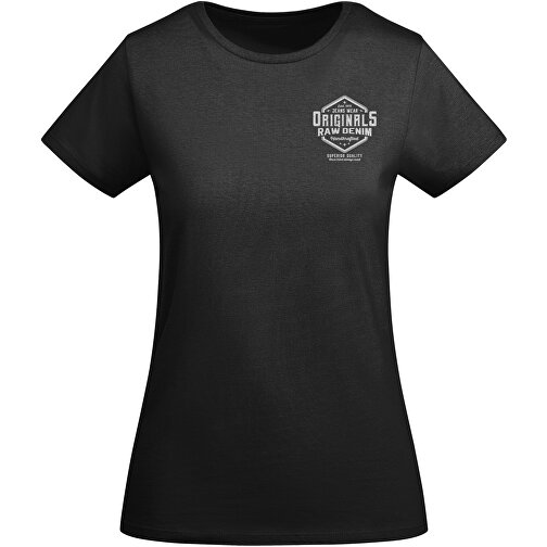 Breda T-Shirt Für Damen , schwarz, Single jersey Strick 100% Bio Baumwolle, 175 g/m2, XL, , Bild 2